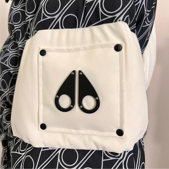 MOOSE KNUCKLES SHEARLING PRINTED STRIVERS ROW JACKET - Picture 5 of 15